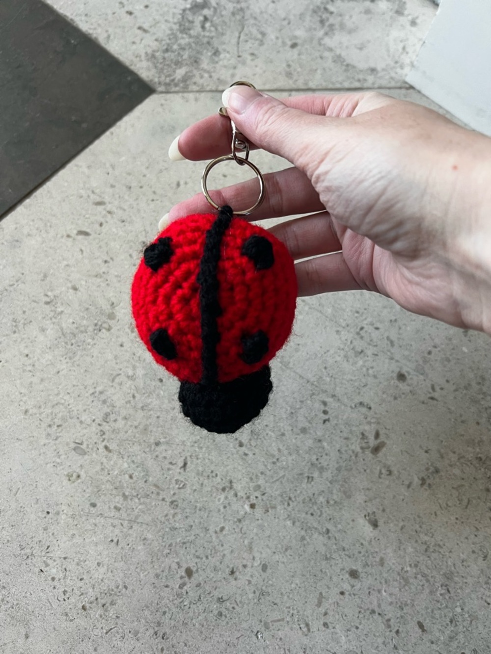 3/$20 Hand Crocheted Lucky Little Ladybug Keychain! - Picture 14 of 16